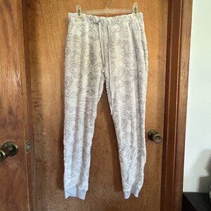 Peanuts Fleece Lounge Pants White